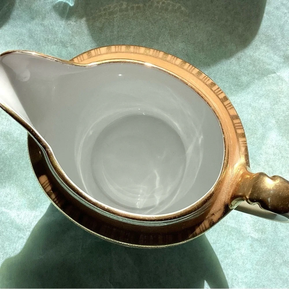Antique Hand Painted Noritake Moriage Creamer